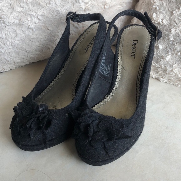 Black shoes 6 size suede shoes! - Picture 2 of 3